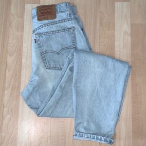 Vintage Levi 550s High-Rise Mom Jeans Tapered Long